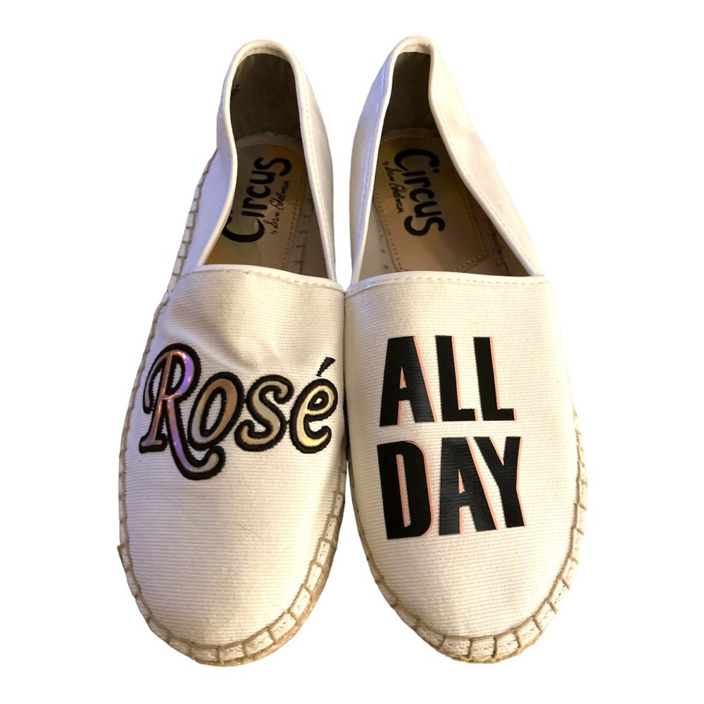 Circus‎ by Sam Edelman Cream Color Slip Ons "Rose, All Day" Size  9&1/2 NWOT